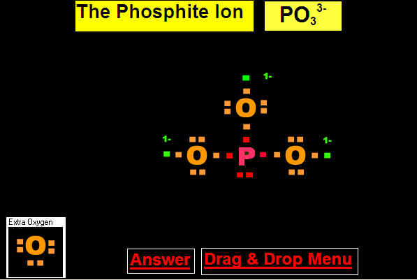Phosphite Ion Dot Structure