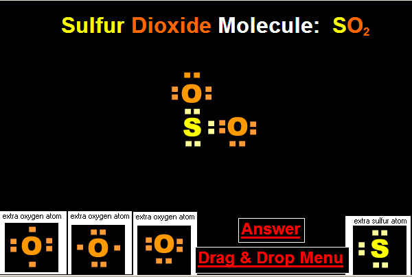 Sulfur Dioxide Dot Structure